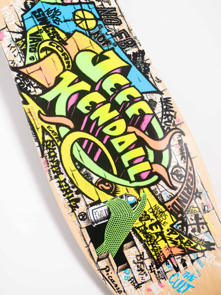 Santa Cruz Skateboard Deck Kendall Graffiti Reissue 9.69" x 29.85"