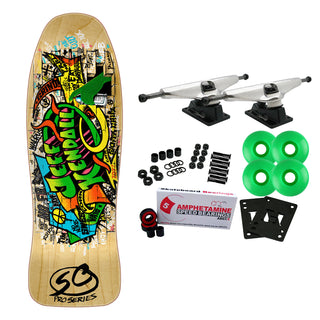 Santa Cruz Skateboard Complete Kendall Graffiti Reissue 9.69" x 29.85"