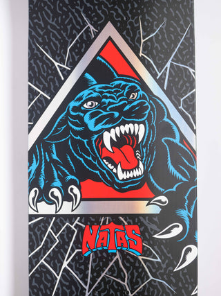 Santa Cruz Skateboard Deck Natas Shattered Panther VX Tri-X 9.0" x 32.15"