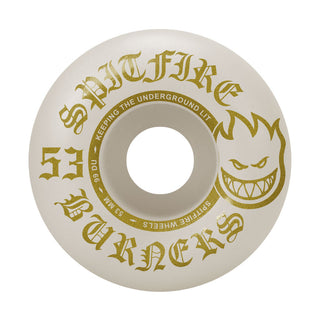Core Hollow Skateboard Trucks 8.0" + 53mm Spitfire Burners Wheels, Abec 5 Bearings