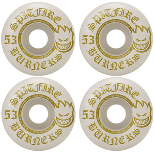 Spitfire Skateboard Wheels 53mm Burners with Bronson Pro G3 Bearings