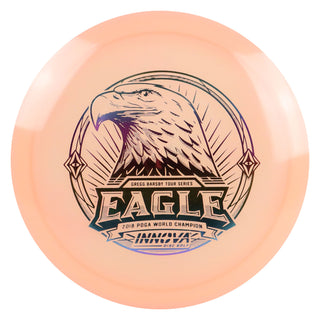 Innova Disc Golf Star Team Tour Series Gregg Barsby Proto Glow Champion Eagle 7/4/-1/3 Peach/Rainbow 173 grams