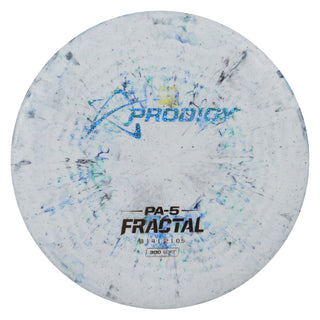 Prodigy Disc Golf 300 Soft Fractal PA-5 Putter 3/4/-2/0.5 Grey Blue/Blue Circles/Gold 177 grams