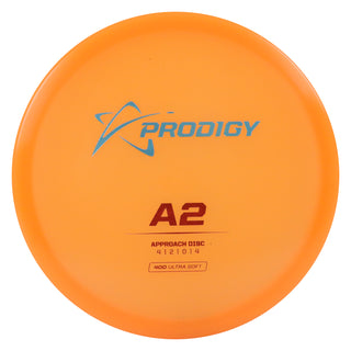 Prodigy Disc Golf 400 Ultra Soft A2 Putt and Approach 4/2/0/4 Orange/Slate/Red Shimmer 174 grams