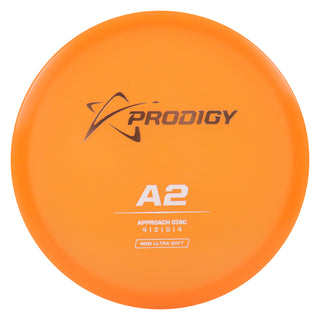 Prodigy Disc Golf 400 Ultra Soft A2 Putt and Approach 4/2/0/4 Orange/Rose Gold/White 171 grams
