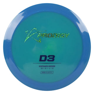 Prodigy Disc Golf 400 D3 Distance Driver 12/5/-1/3 Blue/Green Shimmer/Navy 172 grams