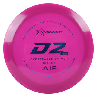 Prodigy Disc Golf Air D2 Pro Distance Driver 12/5/-1/3 Purple/Blue 162 grams