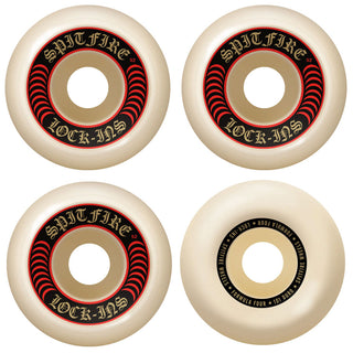 Spitfire Skateboard Wheels 55mm F4 101A Lock Ins Natural