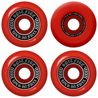Spitfire Skateboard Wheels 55mm F4 99A Lock-In Full Red