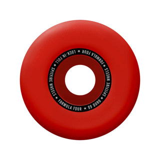 Spitfire Skateboard Wheels 55mm F4 99A Lock-In Full Red