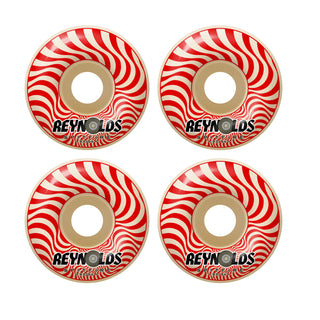 Spitfire Skateboard Wheels 54mm 93A Reynolds Formula 4 Classics with Bronson Pro G3 Bearings