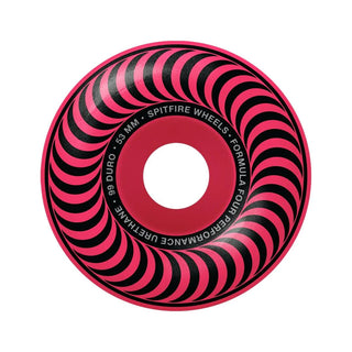 Spitfire Skateboard Wheels 53mm F4 99A Classic Neon Pink