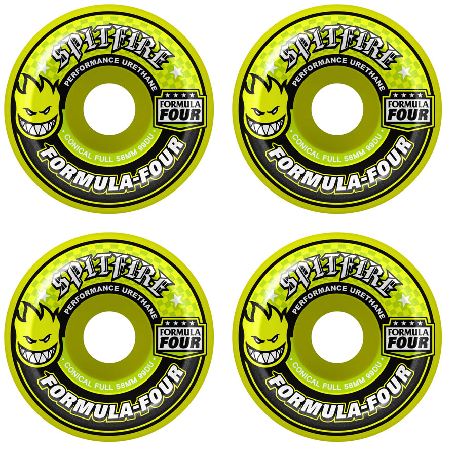 SPITFIRE Mark Gonzales 99A ウィール58mm Spitfire Formula Four Gonz Birds Conical Full 58mm 99a