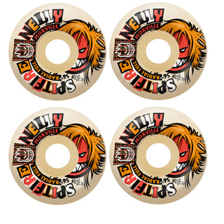 Spitfire Skateboard Wheels 59mm F4 99A Radial Full Nelly Morville Rough Cut Natural