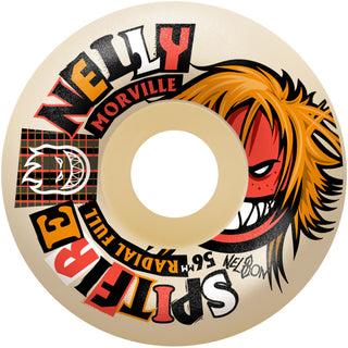 Spitfire Skateboard Wheels 59mm F4 99A Radial Full Nelly Morville Rough Cut Natural