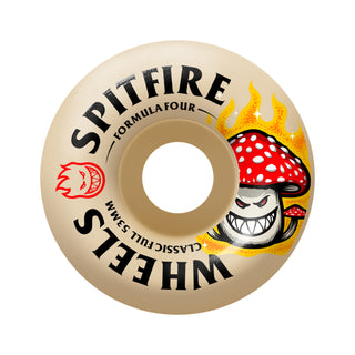 Spitfire Skateboard Wheels 53mm F4 Shroom Bighead Classic Full 99A Natural