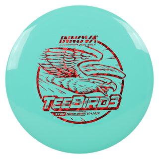 Innova Disc Golf Star Teebird3 Fairway Driver 8/4/0/2 Teal/Red Shatter 168 grams