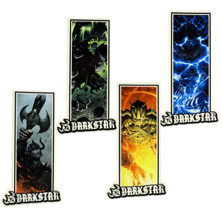 Darkstar Skateboard Stickers Logo 4-Pack #3