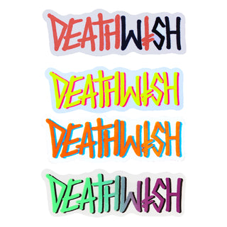 Deathwish Skateboard Stickers Logo 4-Pack #1