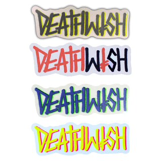 Deathwish Skateboard Stickers Logo 4-Pack #2