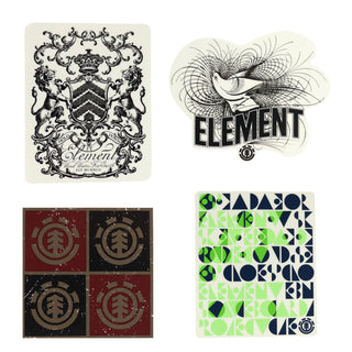 Element Skateboard Stickers Logo 4-Pack