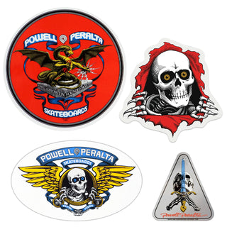 Powell Peralta Skateboard Stickers Classic 4-Pack
