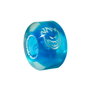 Spitfire Skateboard Wheels 56mm Blue Radial 90A Sapphires with Bronson Pro G3 Bearings