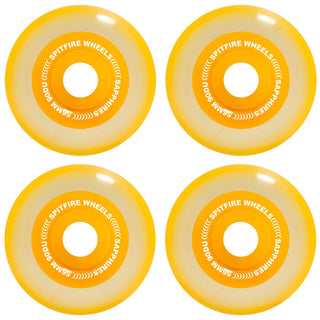 Spitfire Skateboard Wheels 56mm 90A Sapphire Conical Full Neon Orange
