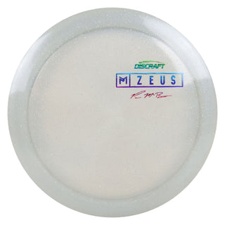 Discraft Disc Golf Paul McBeth Z Sparkle Zeus 12/5/-1/3 Grey/Rainbow Lines 173-174g