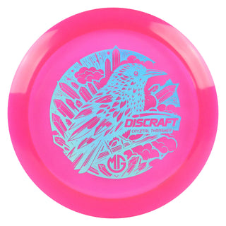 Discraft Disc Golf Missy Gannon CryZtal Thrasher 12/5/-3/2 Pink/Blue Holo 167-169g