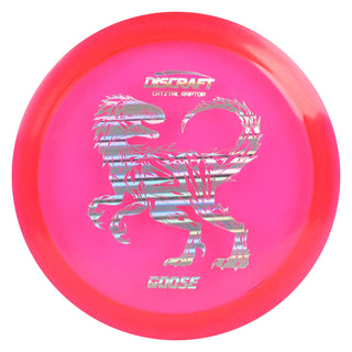 Discraft Disc Golf Aaron Gossage CryZtal Raptor 9/4/0/3 Pink/Holo 173-174g