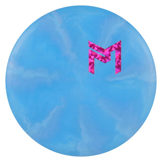 Discraft Disc Golf Paul McBeth CT Swirl Wasp Midrange Disc 5/3/0/2 Blue/Magenta Shatter 177-180g