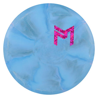 Discraft Disc Golf Paul McBeth CT Swirl Wasp Midrange Disc 5/3/0/2 Blue Grey/Magenta Shatter 177-180g