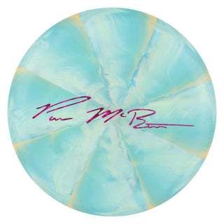 Discraft Disc Golf Paul McBeth CT Swirl Luna 3/3/0/3 Teal Peach/Magenta Shatter 167-169g