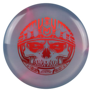 Discraft Disc Golf Paul McBeth Z Swirl Luna 3/3/0/3 Slate/Red 170-172g