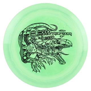 Discraft Disc Golf Paul Ulibarri ESP Lightweight Raptor Fairway Driver 9/4/0/3 Shamrock Swirl/Black 160-163g