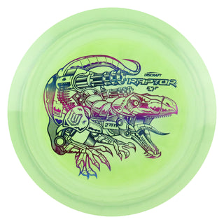 Discraft Disc Golf Paul Ulibarri ESP Lightweight Raptor Fairway Driver 9/4/0/3 Sage/Purple Metallic 160-163g