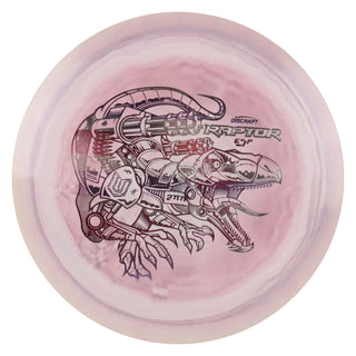 Discraft Disc Golf Paul Ulibarri ESP Lightweight Raptor Fairway Driver 9/4/0/3 Blush Swirl/Pink Metallic 160-163g