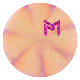 Discraft Disc Golf Paul McBeth CT Swirl Wasp Midrange Disc 5/3/0/2 Orange Purple/Magenta Shatter 175-176g