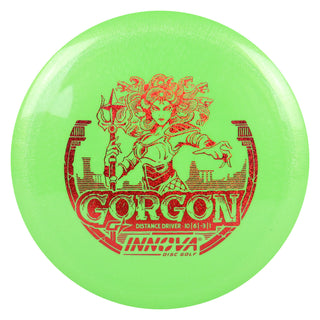 Innova Disc Golf Gstar Gorgon Distance Driver 10/6/-3/1 Green/Red Shimmer 170 grams