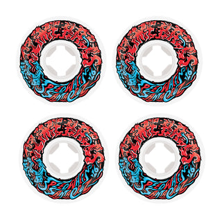 Slime Balls Wheels 53mm Vomit Mini II 97A White/Red