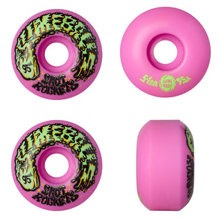 Slime Balls Wheels 54mm Snot Rockets 95A Pastel Pink