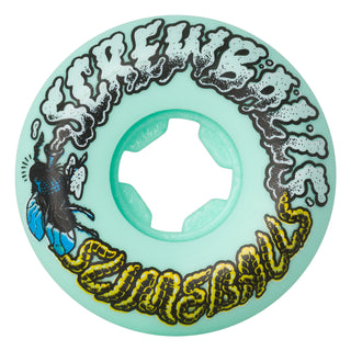 Slime Balls Skateboard Wheels 53mm Screw Balls Speed Balls 99A Green
