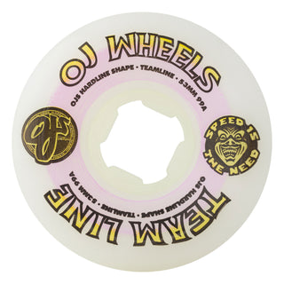 OJ Skateboard Wheels 53mm Original Hardline Team 99A White/Purple/Yellow