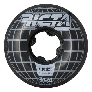 Ricta Skateboard Wheels 53mm Mainframe Sparx 99A Black