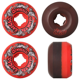 Dogtown Old School Skateboard Rat Face Red with Indy Trucks, OJ Wheels