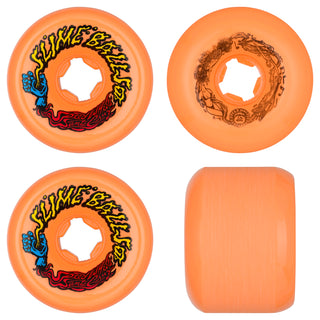 Slime Balls Skateboard Wheels 60mm Vomits 97A Orange