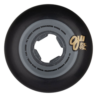 OJ Skateboard Wheels 54mm Double Duro 101A/95A Black/Grey