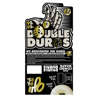 OJ Skateboard Wheels 53mm Double Duro Mini Combo 99A/95A Purple