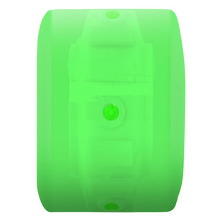Slime Balls Skateboard Wheels 66mm Angler Light Ups 78A Green + Bronson Bearings